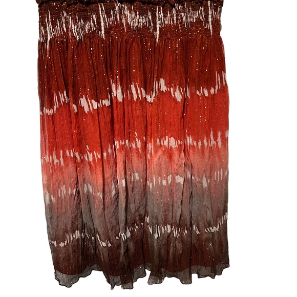 BCBG MAXAZRIA Silk Ombré Y2K Dress Size Extra Small - Picture 7 of 12